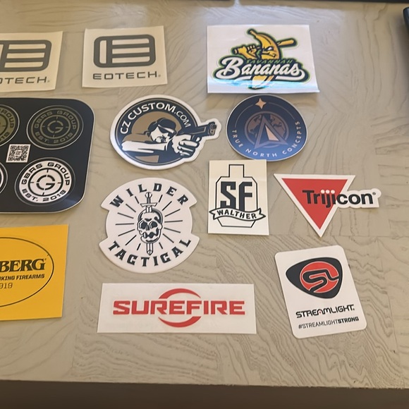 Sticker Collection with Various Logos - Picture 4 of 4